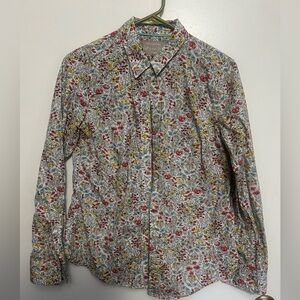 Banana Republic Floral Button Down Shirt